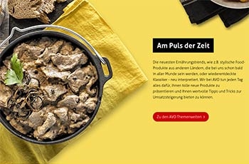 Webseite AVO Webseite AVO