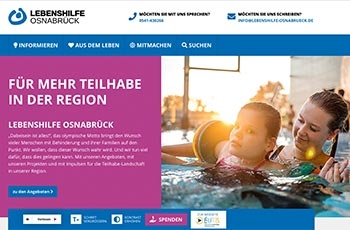 Webseite Lebenshilfe Webseite Lebenshilfe